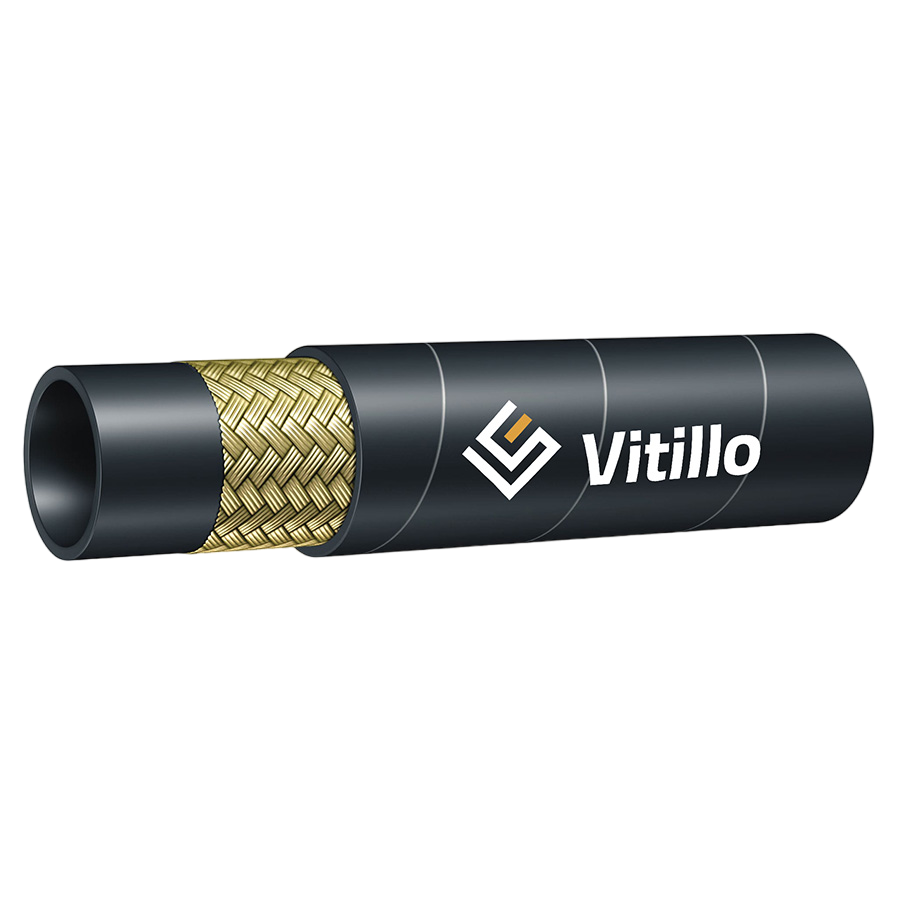 1SN- Vitillo Wire Braid Hydraulic Hose EN853   x 3/8