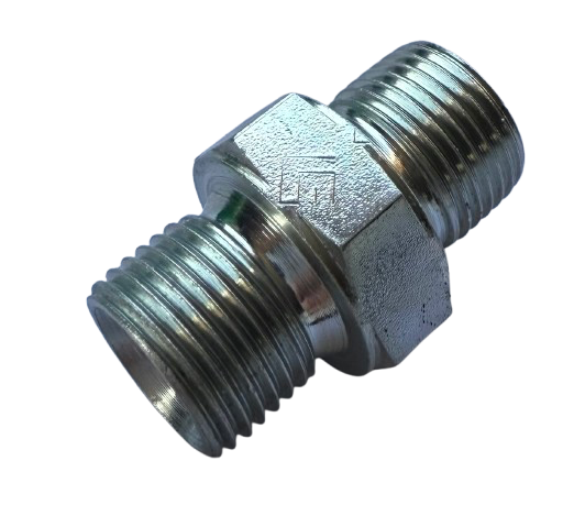 3/8" to 3/8" Hydraulic BSP Male to BSP Male Adaptor 