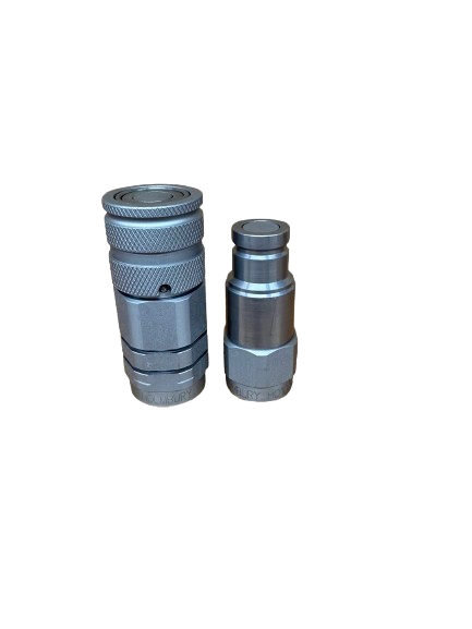 Holmbury Hydraulic Q/R FLAT FACE Coupling Set BSP 1/2" Male/Female