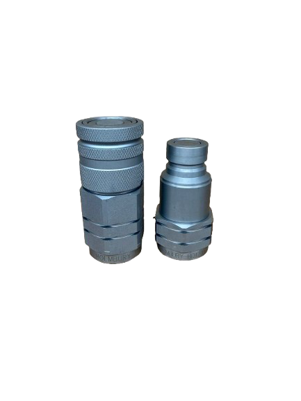 Holmbury Hydraulic Q/R FLAT FACE Coupling Set BSP 3/4" Male/Female