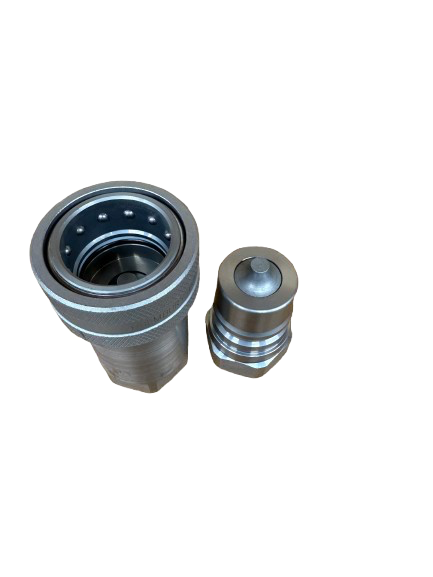 Holmbury Hydraulic Quick Release ISO A Coupling Set BSP 1" Male/Female